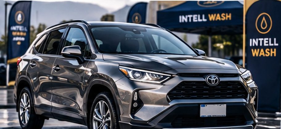 La misma SUV, limpia, después del lavado